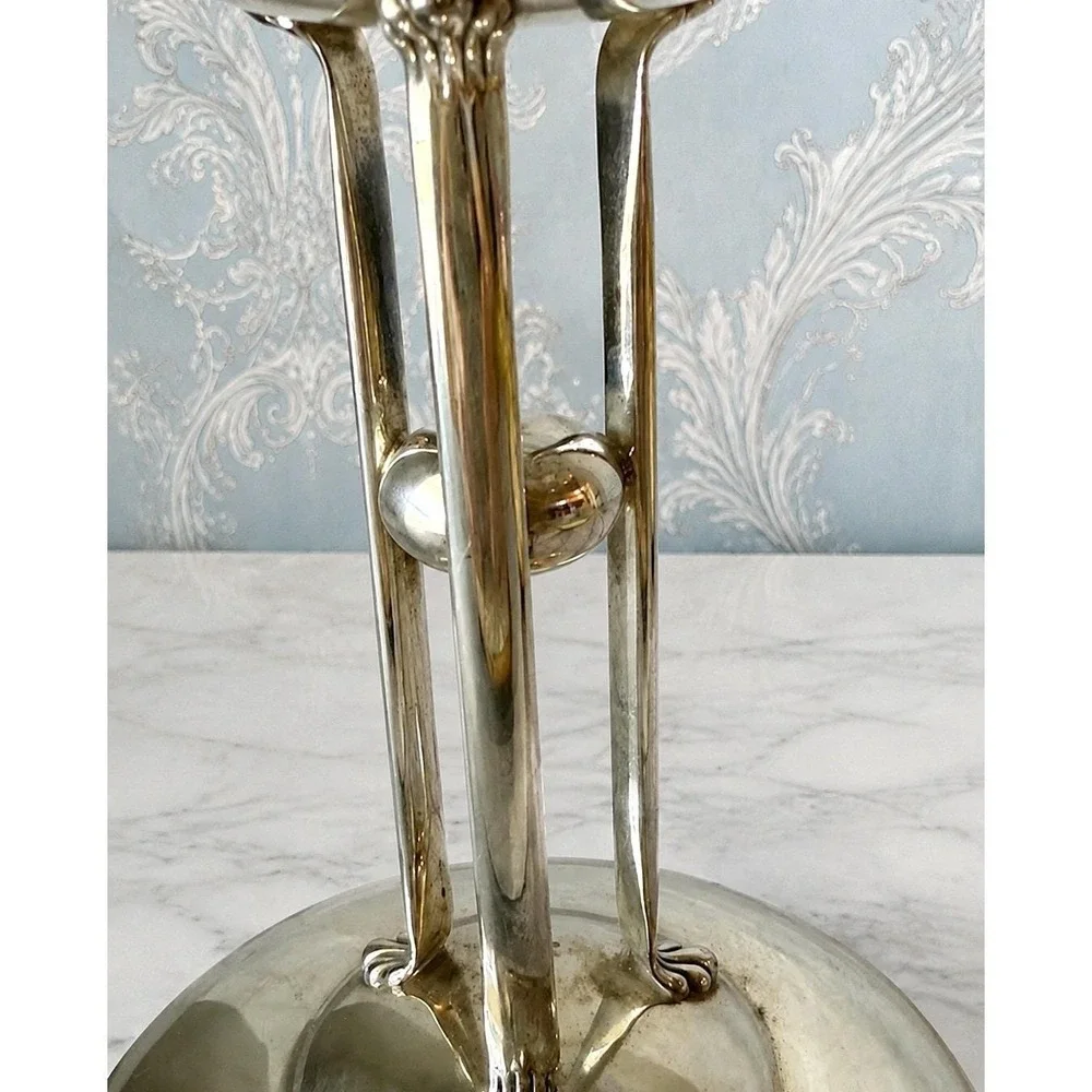 Vintage Imperial EPNS A1 Silver-Plated Pedestal Tazza Centerpiece Compote Bowl